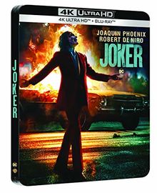Joker 4k Steelbook, Blu-ray, FR-Import ohne deutschen Ton, 4K UHD Blu-ray + 2D Blu-ray, Uncut Regionfree