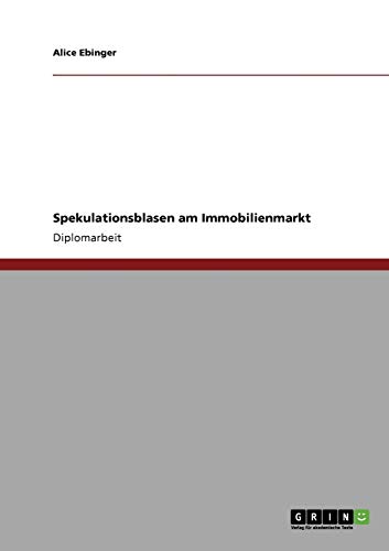 Spekulationsblasen am Immobilienmarkt