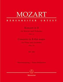 MOZART - Concierto para Piano nº 6 (K.238) en Sib Mayor para 2 Pianos a 4 manos (Urtext) (Woodfull)