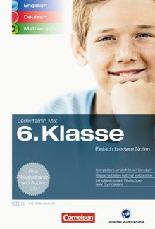 Lernvitamin Mix - Englisch/Deutsch/Mathe 6. Klasse