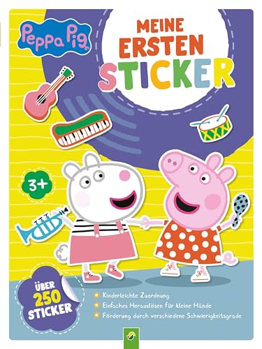 Peppa Pig - Meine ersten Sticker: Stickerbuch mit über 250 bunten Stickern | Ideales Geschenk für alle Peppa Wutz-Fans ab 3 Jahren!