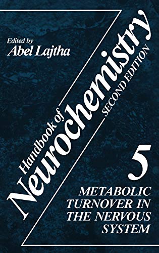 Handbook of Neurochemistry: Volume 5 Metabolic Turnover in the Nervous System