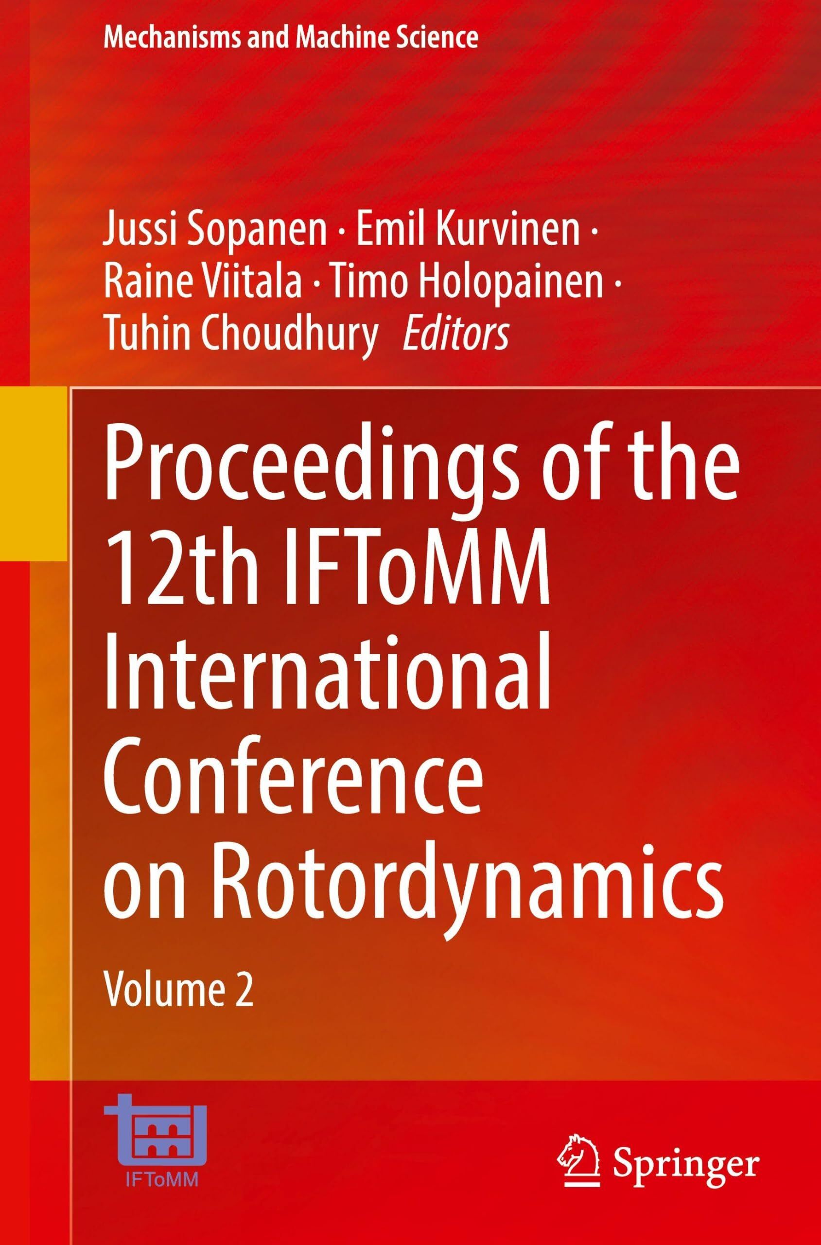 Proceedings of the 12th IFToMM International Conference on Rotordynamics