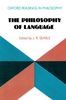 The Philosophy Of Language (Ox Readings Philosophy Series) (Oxford Readings in Philosophy)