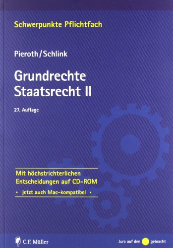 Grundrechte. Staatsrecht II von Bodo Pieroth - Taschenbuch