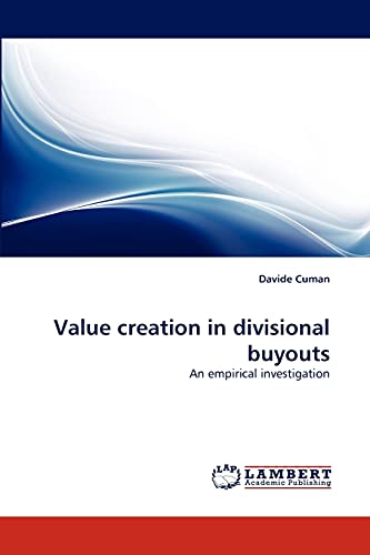 Value creation in divisional buyouts: An empirical investigation