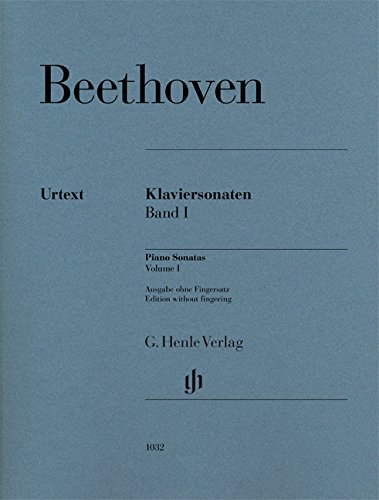 Klaviersonaten, Band I; Ausgabe ohne Fingersatz