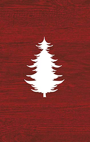 Merry: A Red Hardcover Decorative Book for Decoration with Spine Text to Stack on Bookshelves, Decorate Coffee Tables, Christmas Decor, Holiday Decorations, Housewarming Gifts