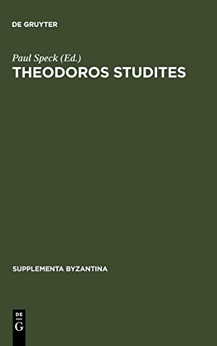 Theodoros Studites: Jamben auf verschiedene Gegenstände (Supplementa Byzantina, Band 1)