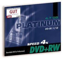 Bestmedia Platinum DVD+RW Rohlinge 4700MB JewelCase 1 Stück