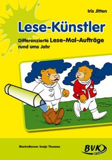 Lese-Künstler, Differenzierte Lese-Mal-Aufträge rund ums Jahr