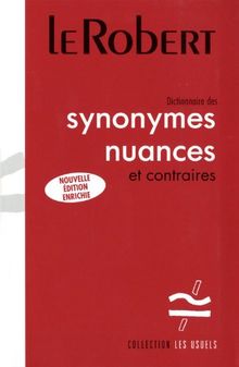 Dictionnaire des synonymes, nuances et contraires
