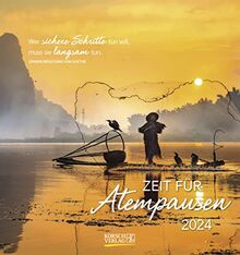 Zeit für Atempausen 2024: aufstellbarer Postkartenkalender von Korsch Verlag | Buch | Zustand sehr gut