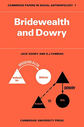 Bridewealth and Dowry (Cambridge Papers in Social Anthropology, Band 7)
