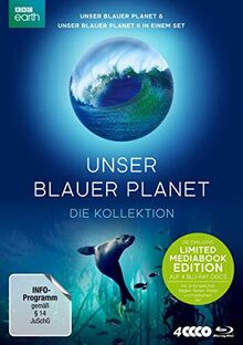 UNSER BLAUER PLANET - die Kollektion. LIMITED MEDIABOOK-EDITION inkl. umfangreichen Begleit-Texte, Poster und Postkarten-Set (exklusiv bei Amazon.de) [Blu-ray]