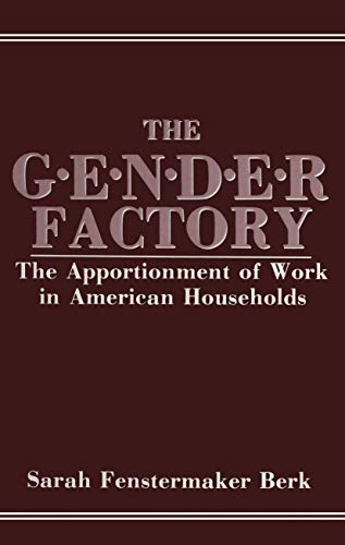 The Gender Factory: The Apportionment Of Work In American Households