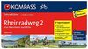 Rheinradweg 2, Von Mannheim nach Köln: Fahrradführer mit Stadtplänen und GPX-Daten zum Download. (KOMPASS-Fahrradführer, Band 6272)