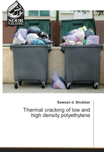 Thermal cracking of low and high density polyethylene