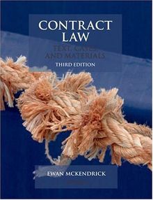 Contract Law: Texts, Cases and Materials: Text, Cases, and Materials