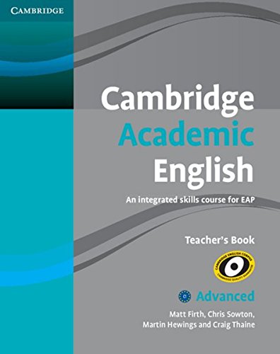Cambridge Academic English Cambridge Academic English C1 Advanced Kartoniert (TB)