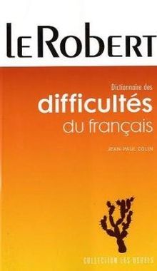 Dictionnaire des difficultés du français