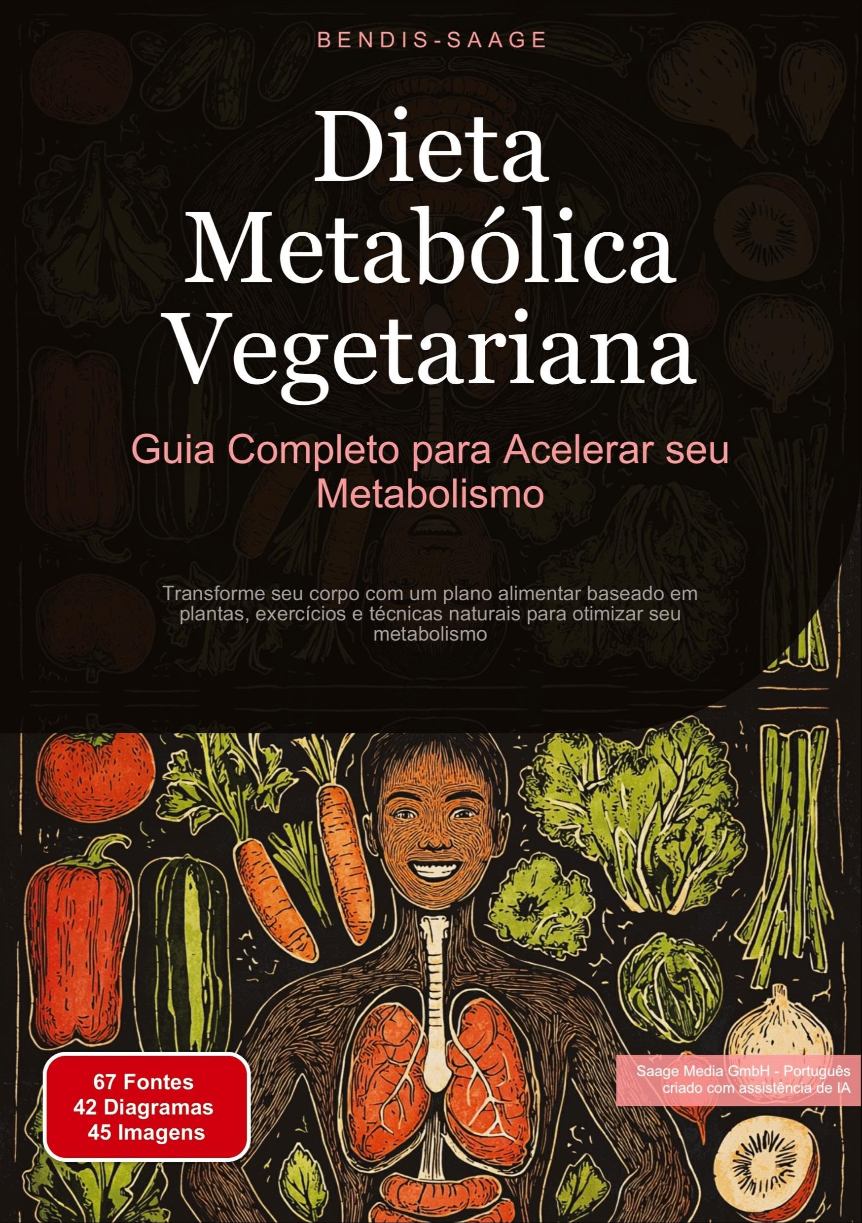 Dieta Metabólica Vegetariana: Guia Completo para Acelerar seu Metabolismo: Transforme seu corpo com um plano alimentar baseado em plantas, exercícios e técnicas naturais para otimizar seu metabolismo