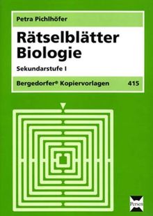 Rätselblätter Biologie: Sekundarstufe I