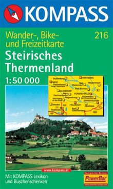 Steirisches Thermenland: Wander- und Bikekarte. GPS-genau. 1:50.000