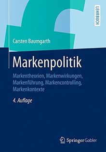 Markenpolitik: Markentheorien, Markenwirkungen, Markenführung, Markencontrolling, Markenkontexte