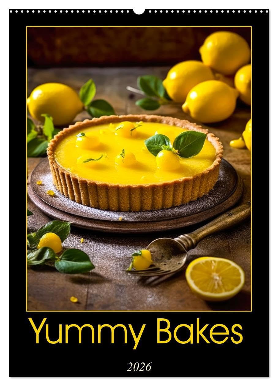 Yummy Bakes (Wall Calendar 2026 DIN A2 portrait), CALVENDO 12 Month Wall Calendar: Indulge in a year of mouthwatering delights with our Yummy Bakes ... of delicious treats and tempting flavors.