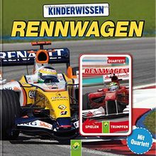 Kinderwissen Rennwagen: Buch mit 32 Quartettkarten von . | Buch | Zustand sehr gut