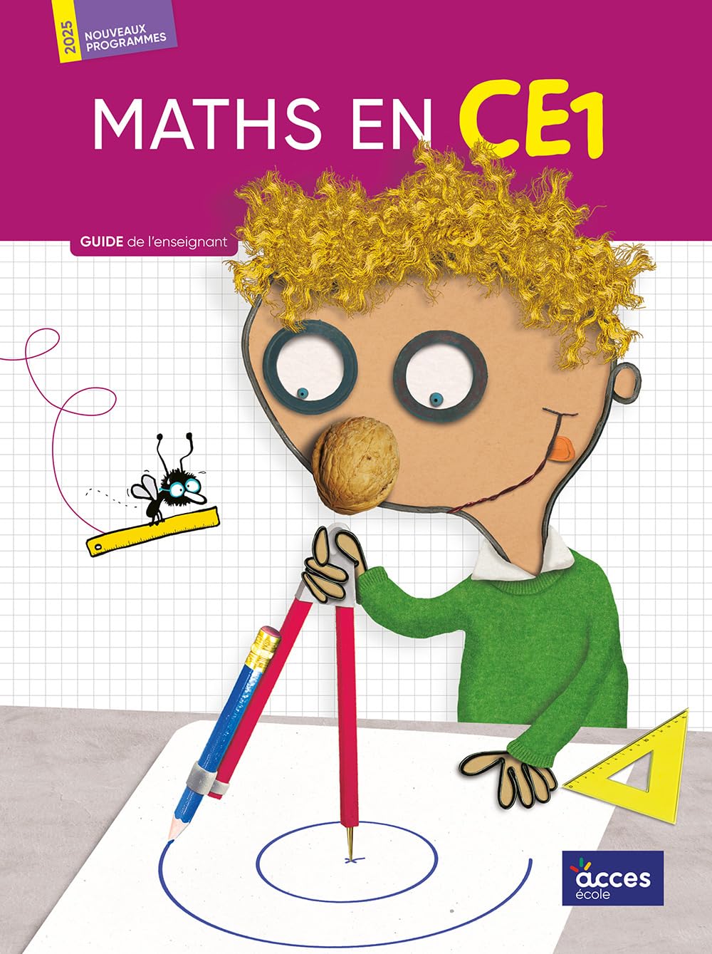 Maths en CE1 : guide de l'enseignant : nouveaux programmes 2025