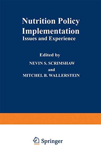 Nutrition Policy Implementation: Issues and Experience