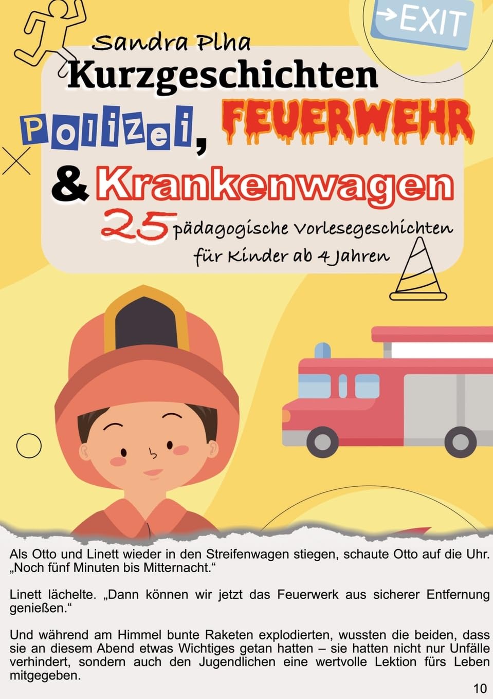 KitaFix-Kurzgeschichten Polizei, Feuerwehr und Krankenwagen: 25 pädagogische Vorlesegeschichten für Kinder ab 4 Jahren