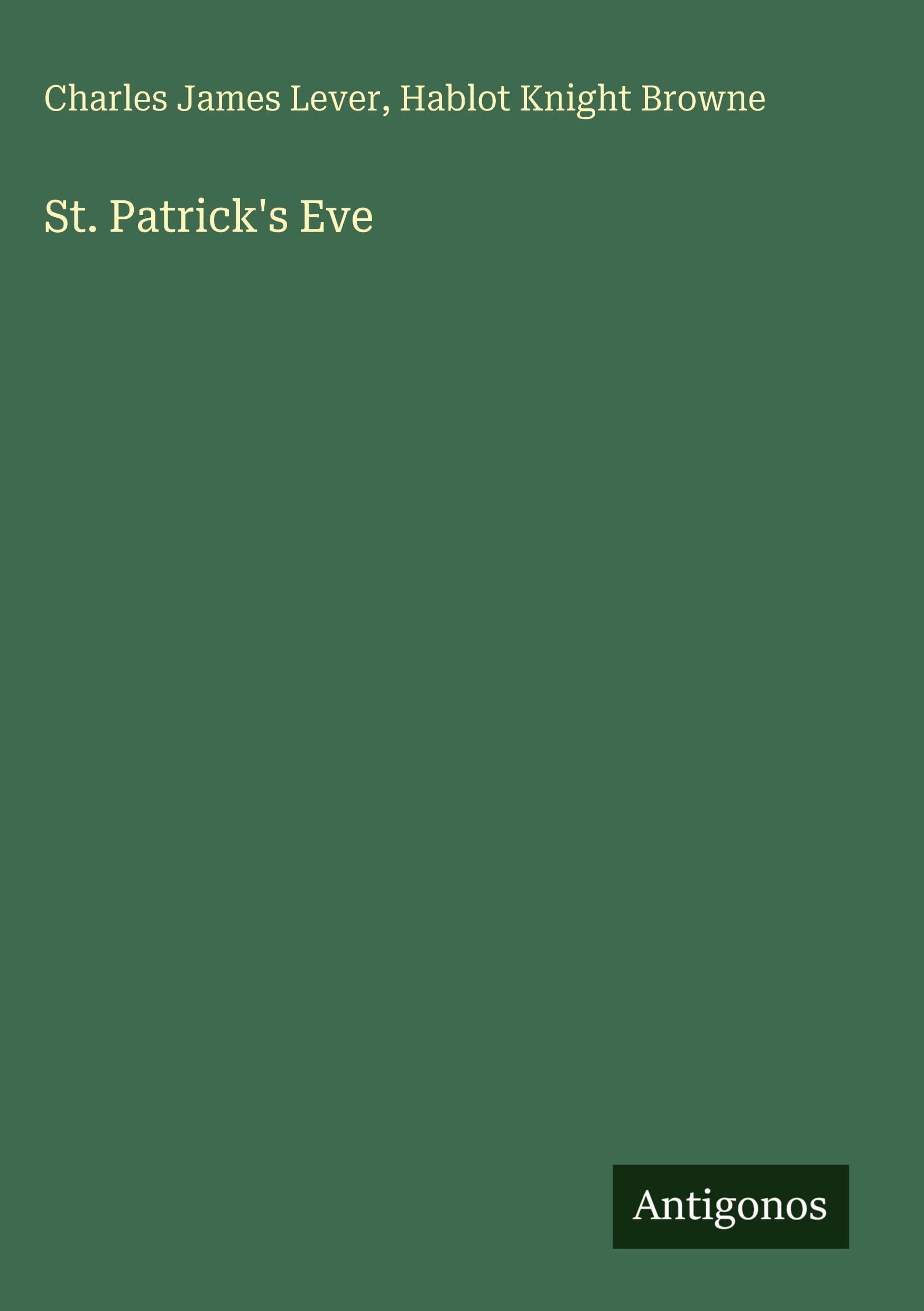 St. Patrick's Eve