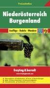 Freizeitatlas Niederösterreich-Burgenland. Ausflüge-Radeln-Wandern. 1:50 000-1:200 000.