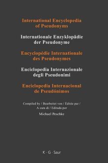 International Encyclopedia of Pseudonyms. Pseudonyms / A – Campbell