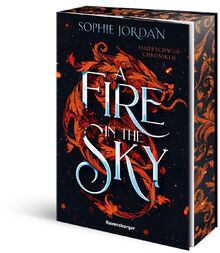A Fire in the Sky - Feuerschwur-Reihe, Band 1 („Ein absolutes Muss für Romantasy-Fans.“ - Ali Hazelwood über A Fire in the Sky | Drachen-Fantasy mit ... mit Farbschnitt) (Feuerschwur-Chroniken, 1) von Jordan, Sophie  | Buch | Zustand gut