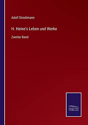 H. Heine's Leben und Werke: Zweiter Band