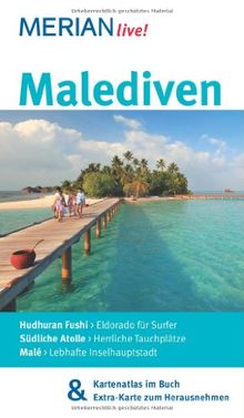 Malediven: MERIAN live! - Mit Kartenatlas im Buch und Extra-Karte zum Herausnehmen