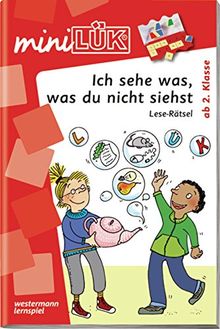 miniLÜK: Ich sehe was, was du nicht siehst: Lese-Rätsel