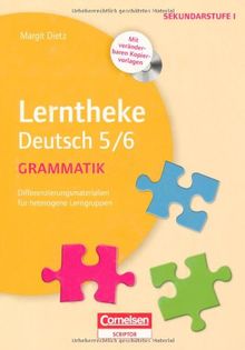 Grammatik: 5/6: Differenzierungsmaterialien für heterogene Lerngruppen. Kopiervorlagen mit CD-ROM