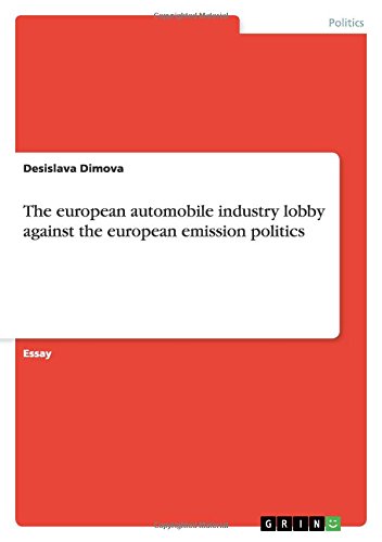 The european automobile industry lobby against the european emission politics