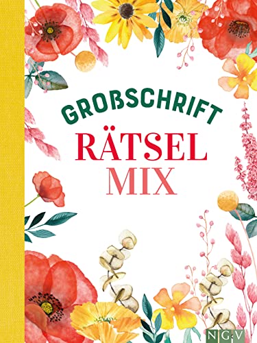 Großschrift Rätselmix: Schön gestaltet und superknifflig. Rätselbuch für Erwachsene | Geschenkidee