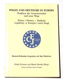 Polen und Deutsche in Europa von Ulrich Zwiener Marke Siemek | Buch | Zustand sehr gut