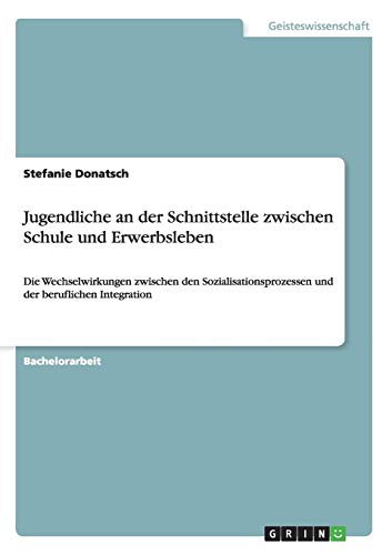 Jugendliche an der Schnittstelle zwischen Schule und Erwerbsleben: Die Wechselwirkungen zwischen den Sozialisationsprozessen und der beruflichen Integration
