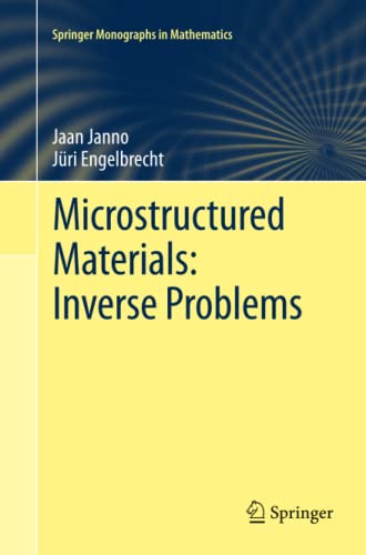 Microstructured Materials: Inverse Problems: Inverse Problems (Springer Monographs in Mathematics)