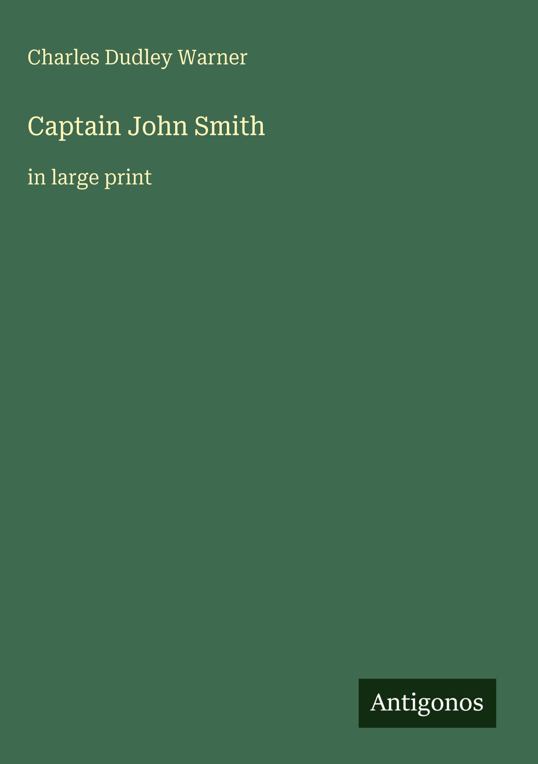 Captain John Smith: in large print