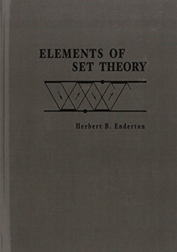 Enderton, Herbert B. Elements Of Set Theory