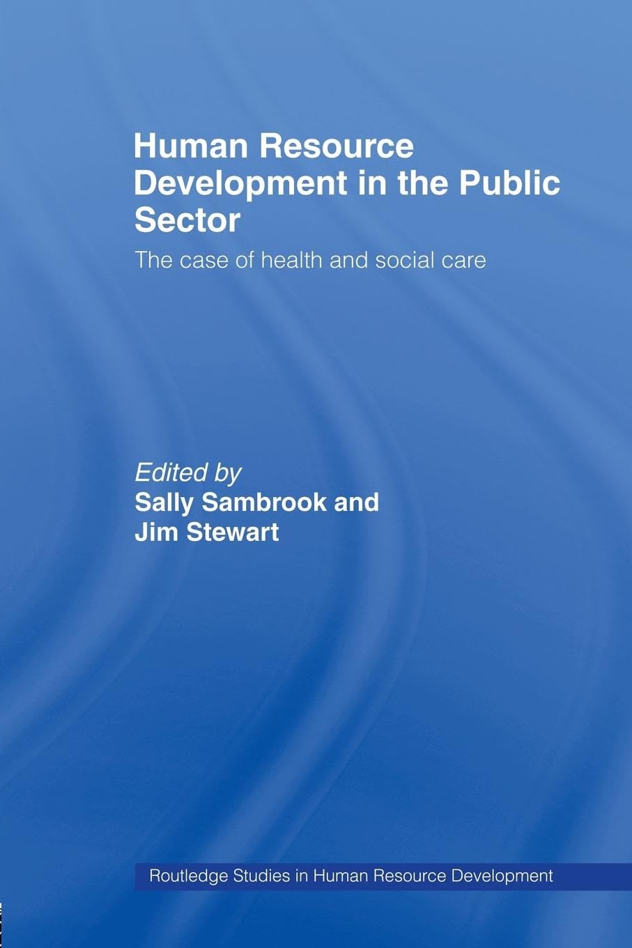 Human Resource Development in the Public Sector: The Case of Health and Social Care (Routledge Studies in Human Resource Development, 15, Band 15)